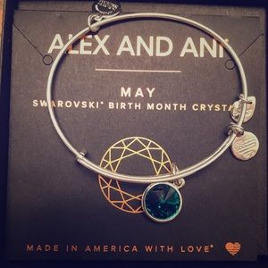 Alex and Ani May birthstone bracelet never worn